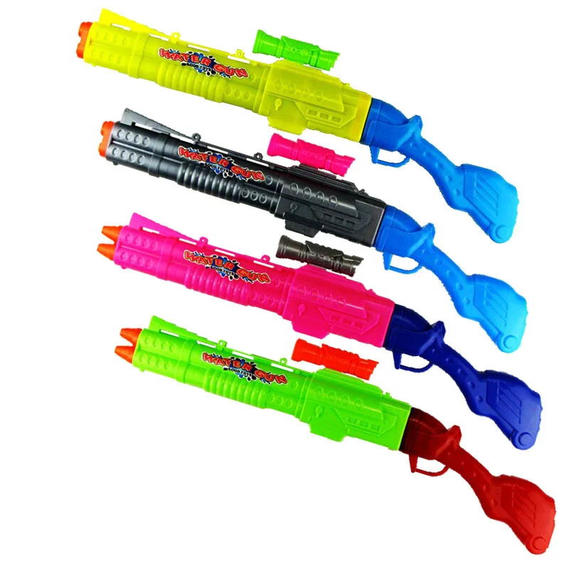 Children Beach Water Gun Double-Barrel 1 Pulling Play Water Play with Water Outdoor Wash Swim Rafting Play with Water Gun Seasid