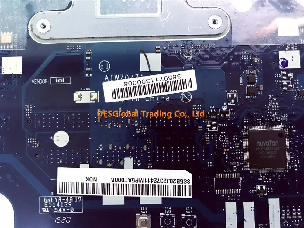 price cut  For Lenovo Z51-70 Laptop Motherboard SR23Y I5-5200U AIWZ0/Z1 LA-C281P Mainboard Fully Tested Fast S