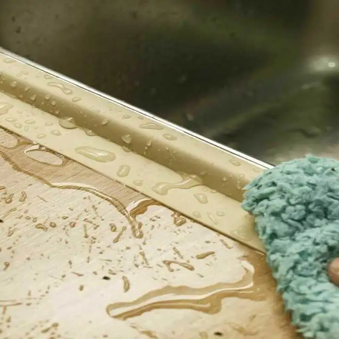 Декоративная плотная полоска самоклеющаяся клейкая уплотнительная лента анти-плесени водонепроницаемая защита края для ванной Душ пол кухонная плита раковина