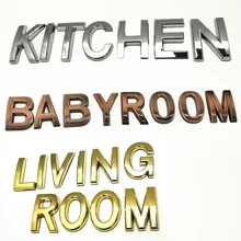 

Self Adhesive Door Number English Alphabet Letter for Apartment Hotel House Number Door Plate Mailbox Box Table Numbers Stickers