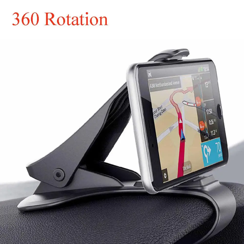 

360 rotation Car Dashboard Holder Clamp Clip Mount Stand For Smartphone Car GPS Stand Holder accessories