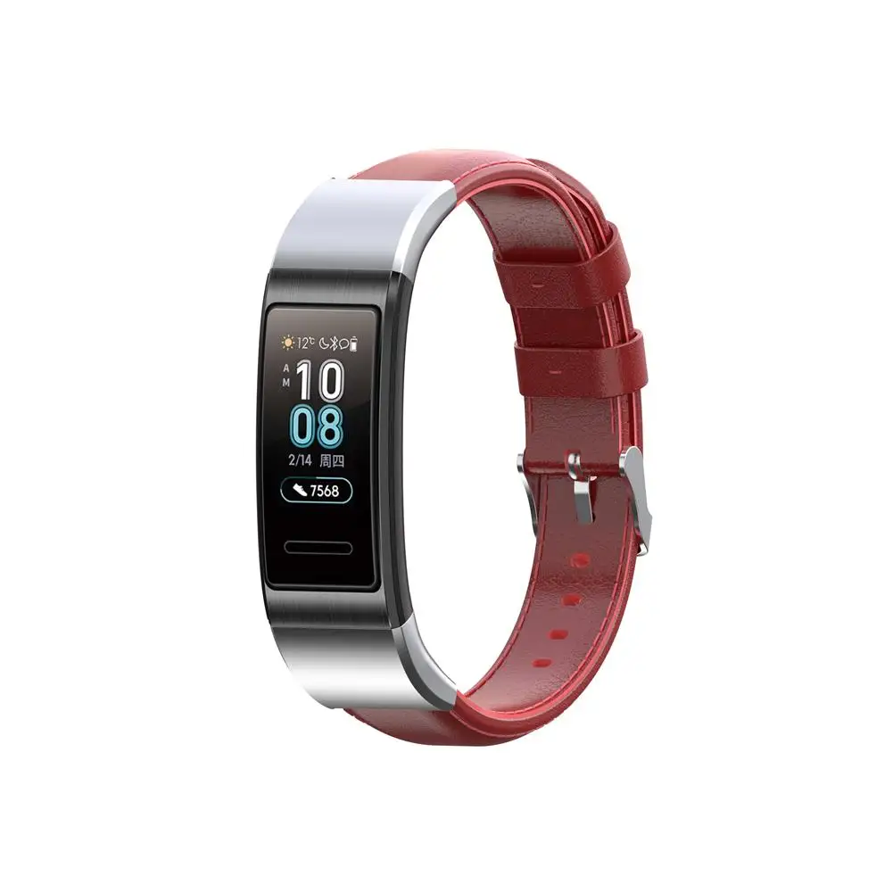 Высококачественный кожаный ремешок сменный Браслет Для huawei Band 3pro смарт-браслет аксессуары 134 мм 101 мм