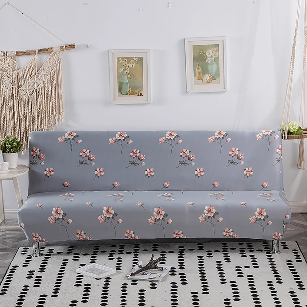 Thumbedding Armless Sofa Bed Cover Turtle Leaf Green Nature Tasteful Durable Washable Navy Quality 