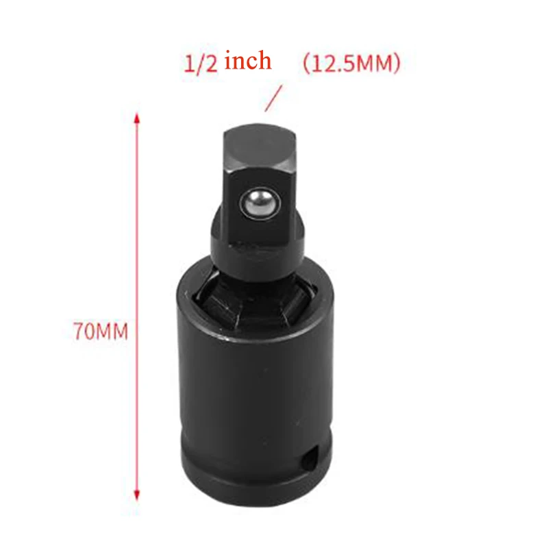 

3Pcs/Set 1/2 3/8&1/4 Drive Rotating Universal Joint Air Impact Socket