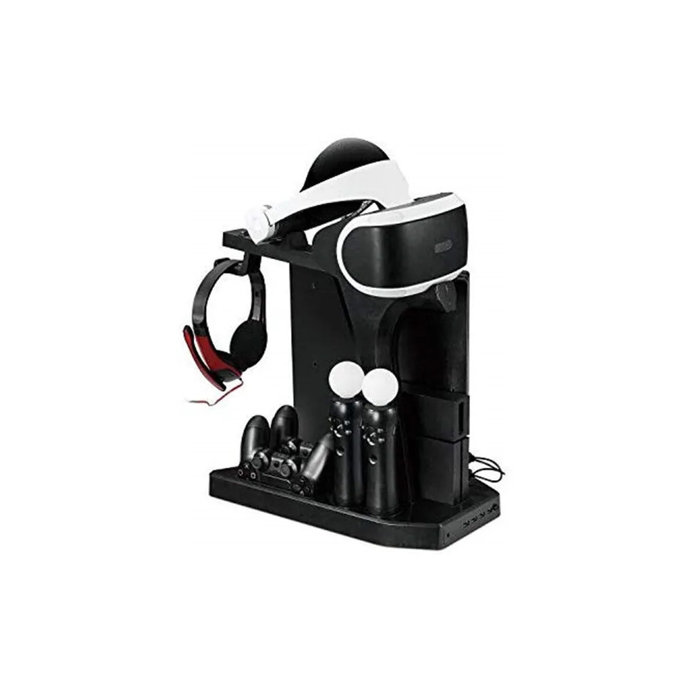 Psvr Charging Display Stand Showcase Cool Charge And Display Your Ps4 Vr Ps4 Vertical Stand Fan Charger And Hub Psvr2 Stands Aliexpress
