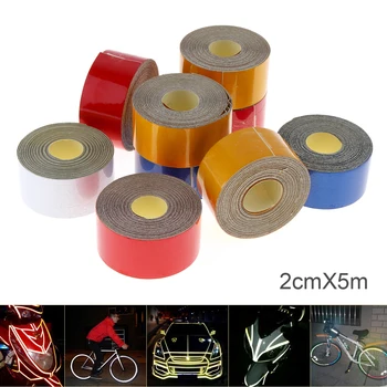 

2cm Universal Blue PVC Car Decoration Reflective Stickers Styling for Traffic Safety Warning Tape