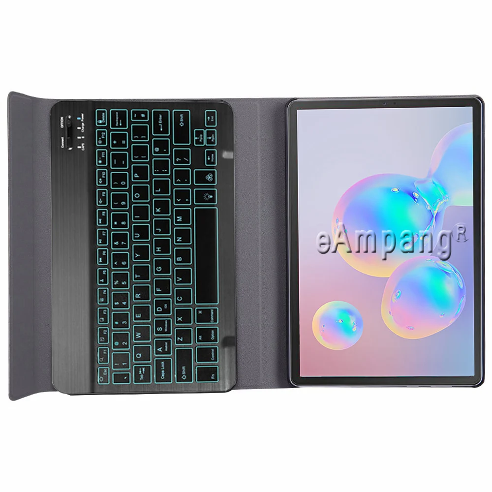 Чехол для клавиатуры с подсветкой Samsung Galaxy Tab S6 10 5 2019 чехол клавиатурой T860 T865
