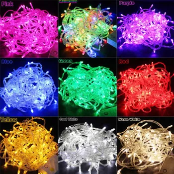

2020 2M 5M 10M Copper Silver Wire USB LED String Lights Waterproof Holiday Lighting for Fairy Christmas Wedding Party Decoration