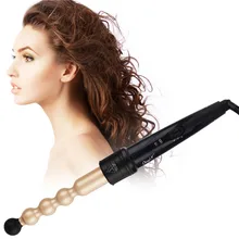 CkeyiN профессиональные щипцы для завивки волос Инструменты для укладки волос пластины Attachemnt керамические бочки 25 мм волосы Waver щипцы для завивки волос палочка 45