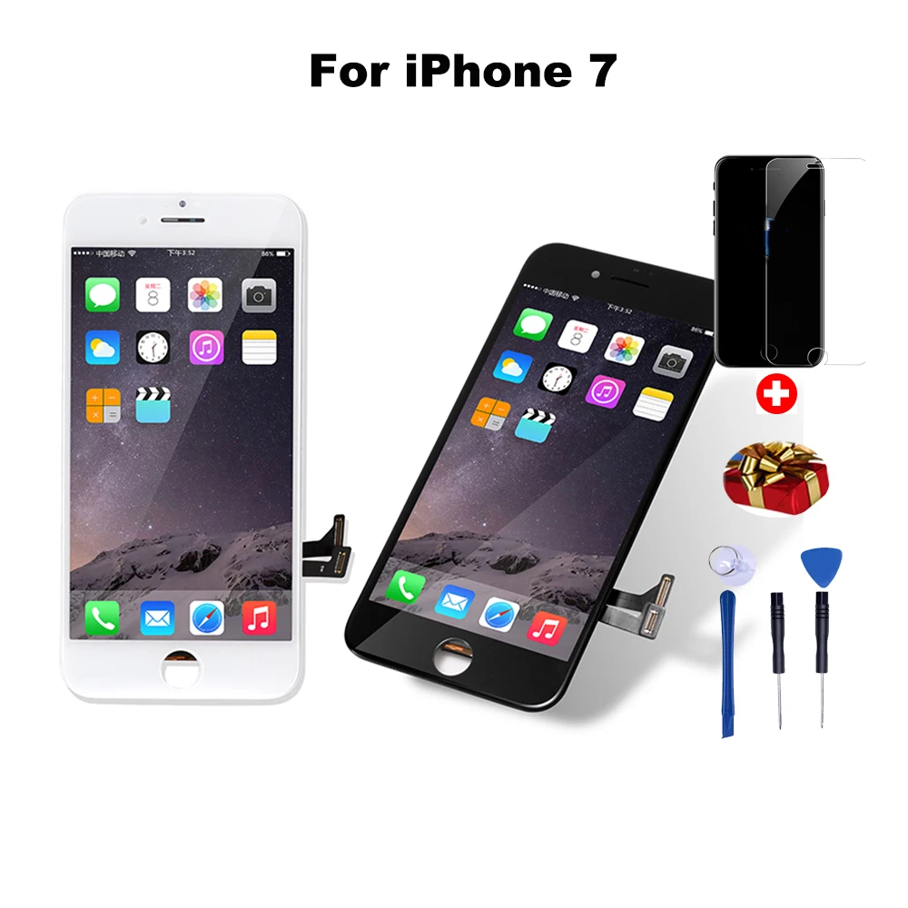

AAAA+++Screen For iPhone 6 6S 7 8 Plus LCD Display With Touch Digitizer Assembly For iPhone 5 5S 5SE