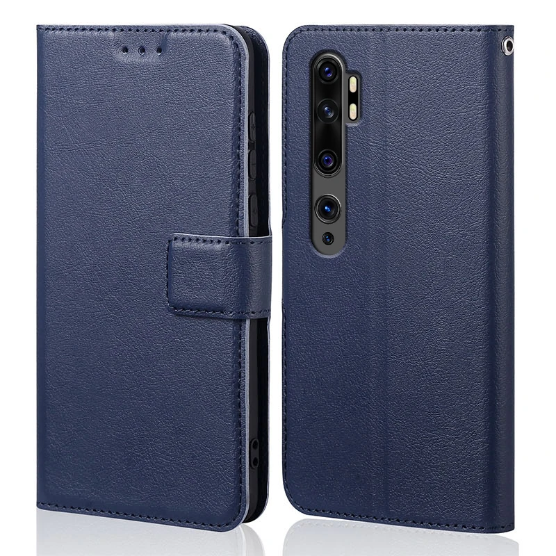 xiaomi leather case charging For Xiaomi Mi Note 10 Case for Mi Note 10 Pro flip PU leather wallet Phone Case For Xiaomi Mi CC9 Pro Case with card holder xiaomi leather case color Cases For Xiaomi