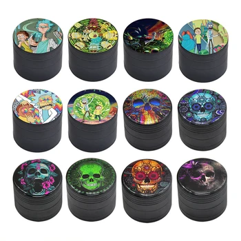 

Weed Tobacco Herb Grinder Crusher Machine Cigar Tobacco Grinder Crusher 4 Layers Herb Spice Mill Grinder Hand Muller Crank 50mm