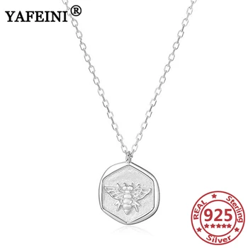 شراءYFN 925 فضة النحل قلادة فضية سلسلة المرأة 925 المرأة مجوهرات عيد الأم هدية هدية تخرج الفضة 925 مجوهرات