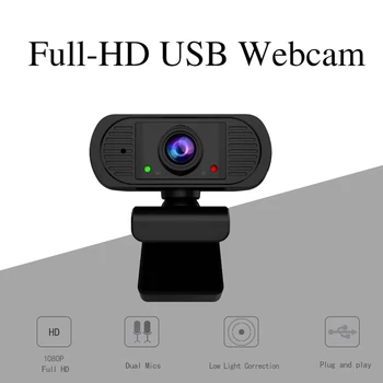 

102JD Full-HD Webcam 1080Pdesktop computer laptop USB Camera with Dual Microphone WebCamera For PC Computer