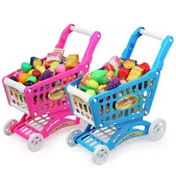 Игровой дом корзина для покупок для девочек и мальчиков детская модель корзина для покупок мини-игрушка для От 1 до 3 лет