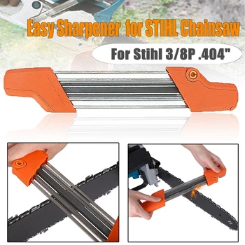 

Orange 2 IN 1 13/64 5.2mm Chainsaw Chain Quick File Saw Sharpener Chain Sharpening Kit For Stihl 3/8P .404 Inch Accessory Tool