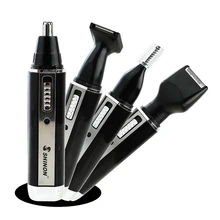 4 в 1 Электрический ушной триммер для носа для мужчин бритва перезаряжаемая эпиляция бровей Триммер для ушей безопасный долговечный набор инструментов для ухода за лицом