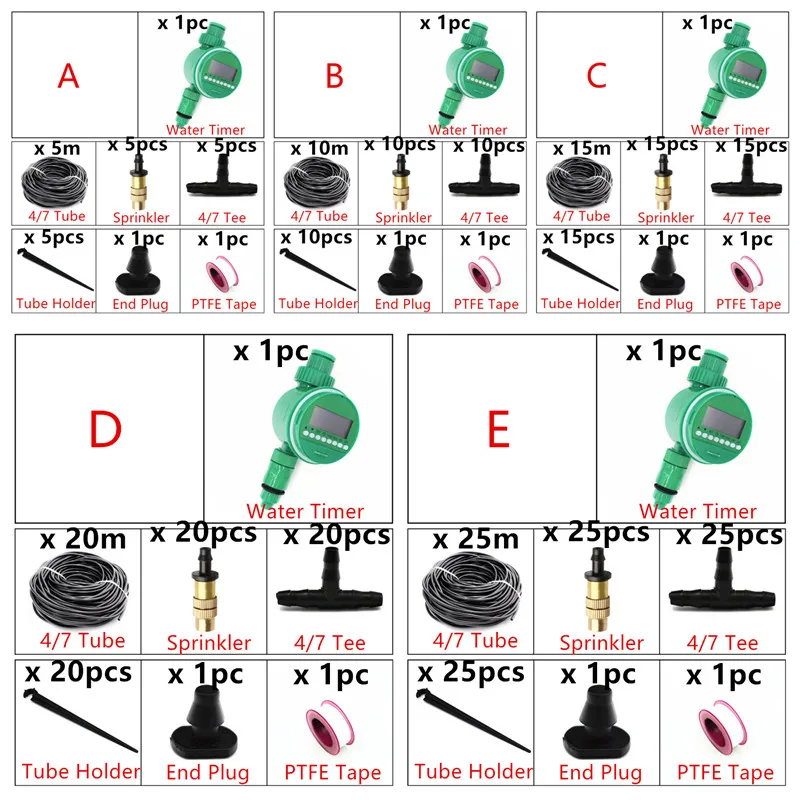 10/15/натяжной канат длиной 25 м латунь аэрозольный распылитель с таймером завод с самостоятельным поливом Регулируемый аэрозольный распылитель сад воды для полива и орошения Наборы E261
