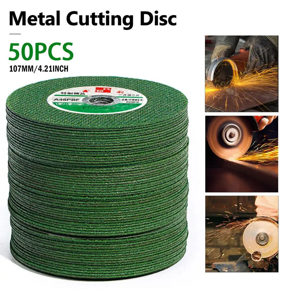 25PCS Cutting Discs 100 Angle Grinder Stainless Steel Metal Grinding Wheel Resin Double Mesh Ultra-Thin Polishing Piece #30