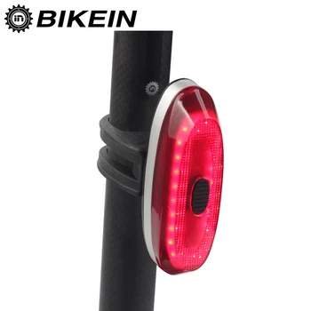 

Cycling Bicycle COB Led Taillight Safety Riding Rear Light USB Rechargeable Intelligent Warning MTB Brake Light Accessories 33g