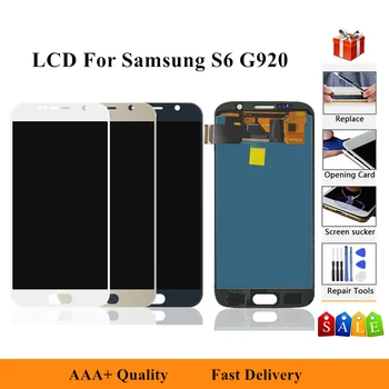 

5.1'' Replacement LCD S6 For SAMSUNG GALAXY S6 G920 SM-G920F G920F G920FD Touch Screen Digitizer Assembly