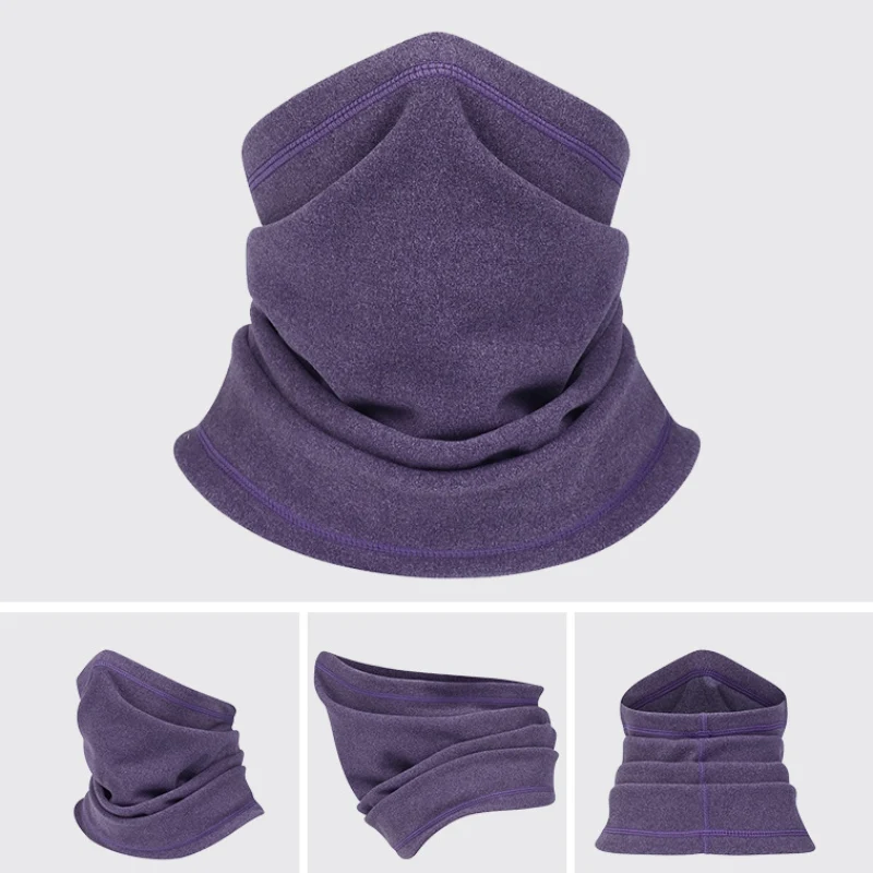Winter Warm Scarf Face Mask Fleece Bandana Headwear Headband Hiking Cycling Outdoor Windproof Headscarf Neck Face Shield WQ