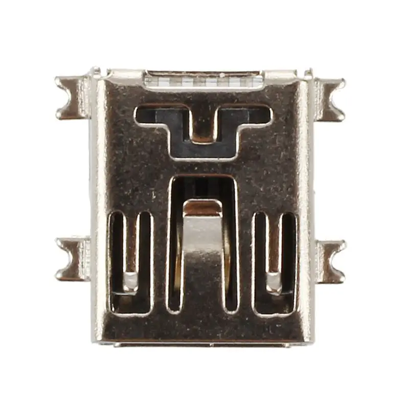 Замена мини Тип usb B Женский 5 Pin держатель для печатной платы Джек Зарядное устройство Разъем 10 шт