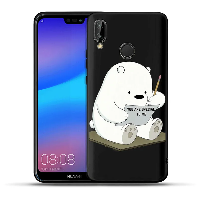 Силиконовый чехол с милой пандой для телефона huawei Mate10 20 Lite Pro P8 P9 P10 P20 Lite P20 P30 Pro P Smart Smart Coque Shell - Цвет: H1458