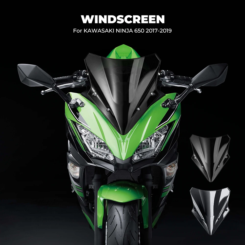 Ветровое стекло KEMiMOTO для KAWASAKI Ninja 650 ветрозащитный экран Ninja650 2017 2018 2019 аксессуары