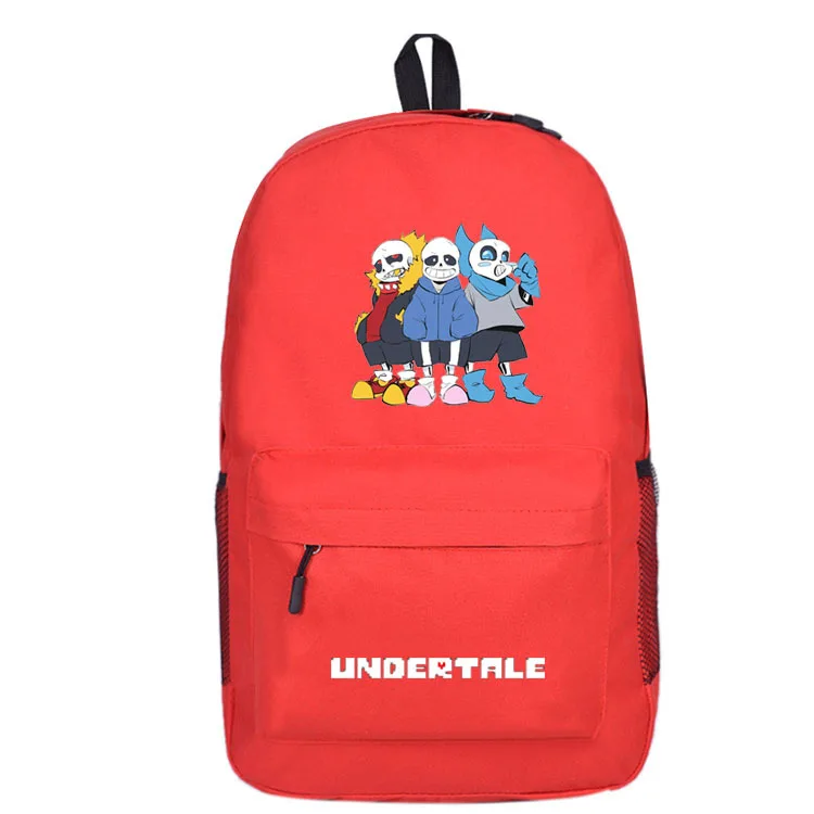 photo colour Модный рюкзак Undertale, школьные сумки с новым рисунком, школьный рюкзак для мужчин и женщин, рюкзак для ноутбука, детские школьные сумки для подростков - Цвет: photo colour