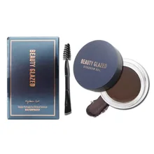 Профессиональный 4 цвета крем для бровей Макияж Водонепроницаемый помпон стойкий гель для ногтей 3D натуральный коричневый корректор для бровей крем