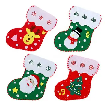 

Candy Stocks Bags Personality Especially Creative Added Interest DIY Manual Children Toys Christmas Decorations Gift