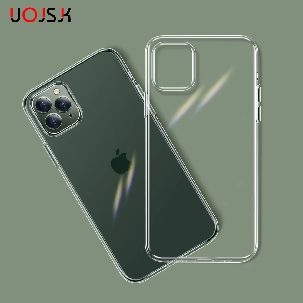 UOJSJK Чехол для мобильного телефона iPhone 11 Pro Max чехол Clear XR силиконовый 6 6s 7 8 plus X