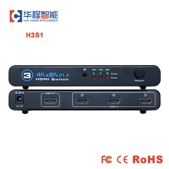

4k HDMI interface support 3D effect HDMI video switcher 3 in 1 out for led lcd display video wall screen
