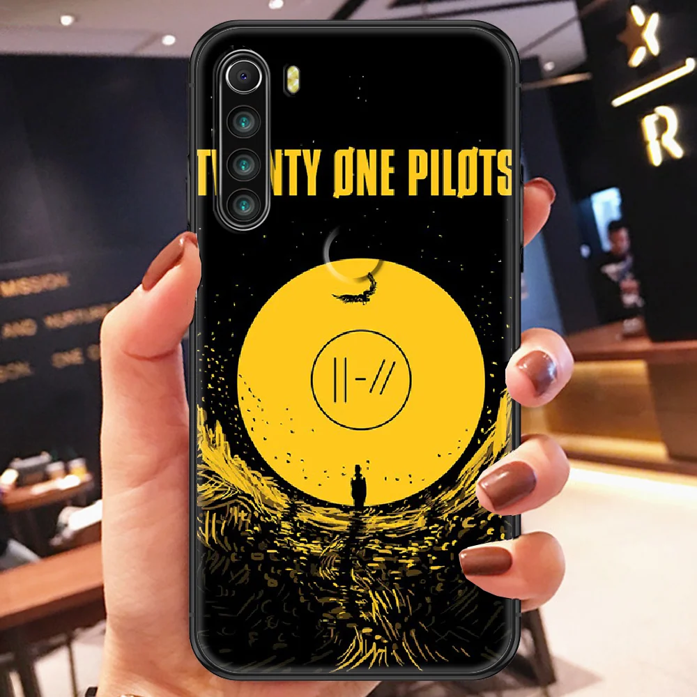 Twenty One Pilots 21 Pilots Phone case For Xiaomi Redmi Note 7 7A 8 8T 9 9A 9S K30 Pro Ultra black soft shell silicone bumper xiaomi leather case design Cases For Xiaomi