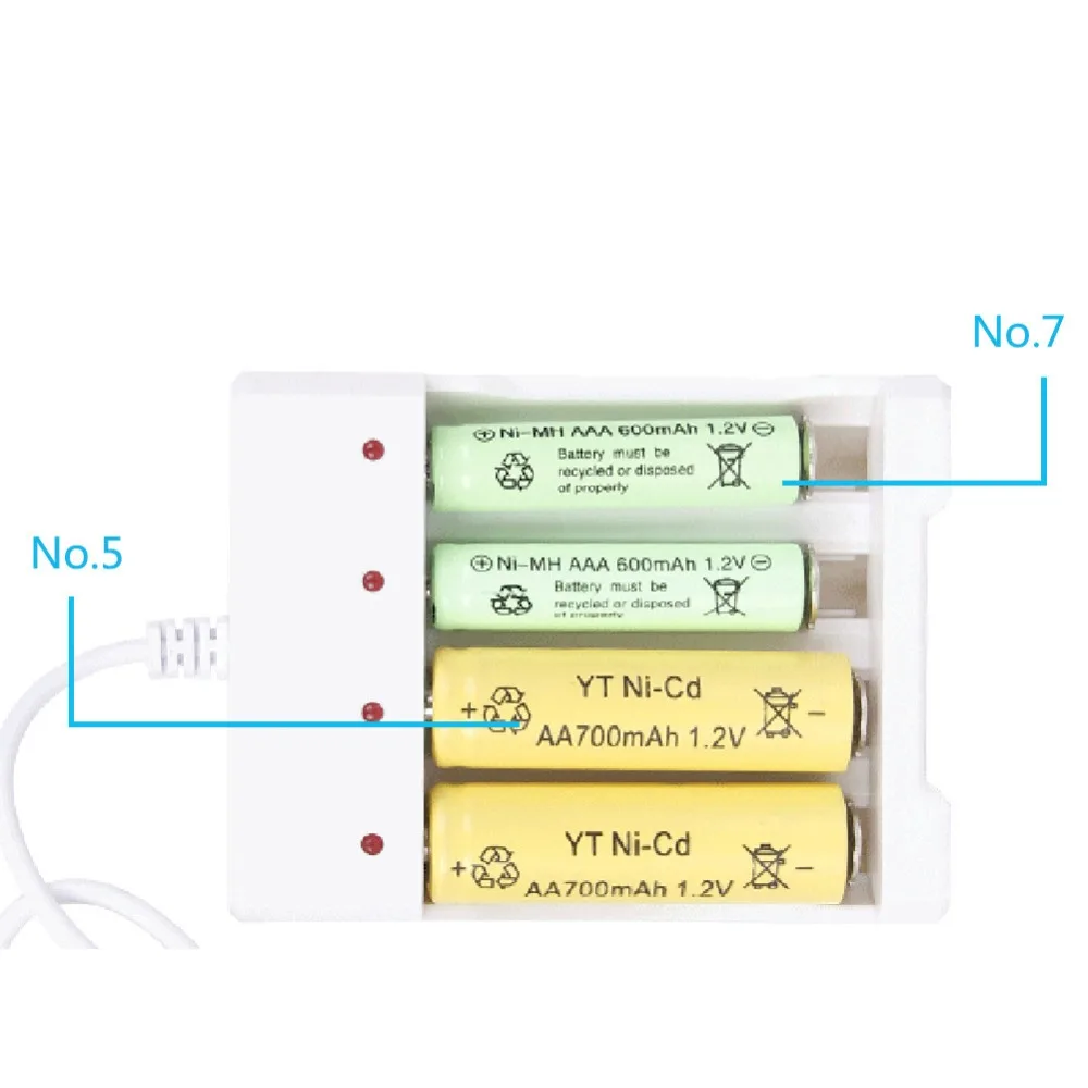 Горячая USB 2/3/4 слота Быстрая зарядка Батарея Зарядное устройство защита от короткого замыкания Защита от ААА и АА Перезаряжаемые Батарея станция высокое качество