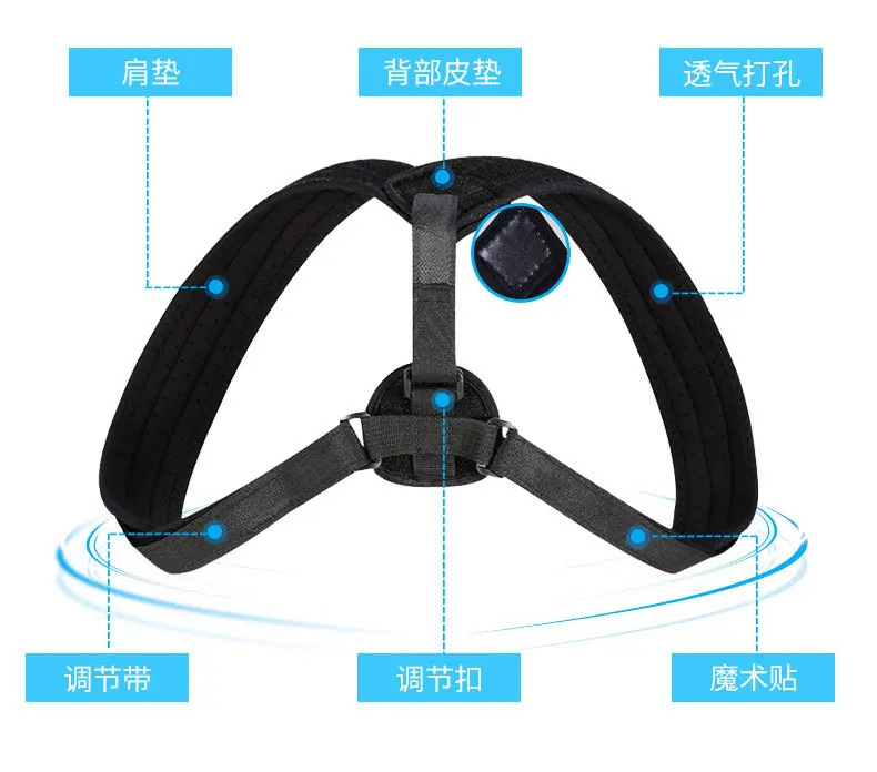 Горячая Распродажа Регулируемая ортопедическая лента для спины Скрытая горбун ортопедический ремень для подтяжек горячая Распродажа