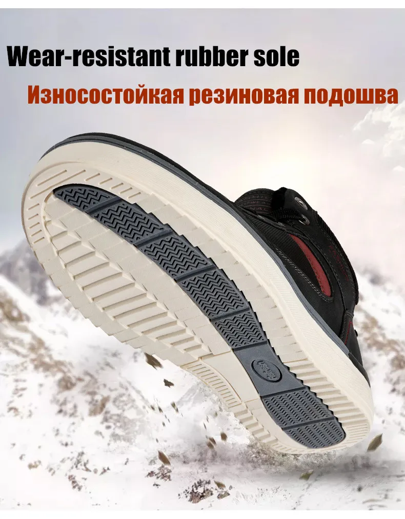 ZUNYU/Новая модная мужская зимняя обувь мужские зимние ботинки зимние кроссовки кашемировые теплые мужские зимние ботильоны размер 39-46
