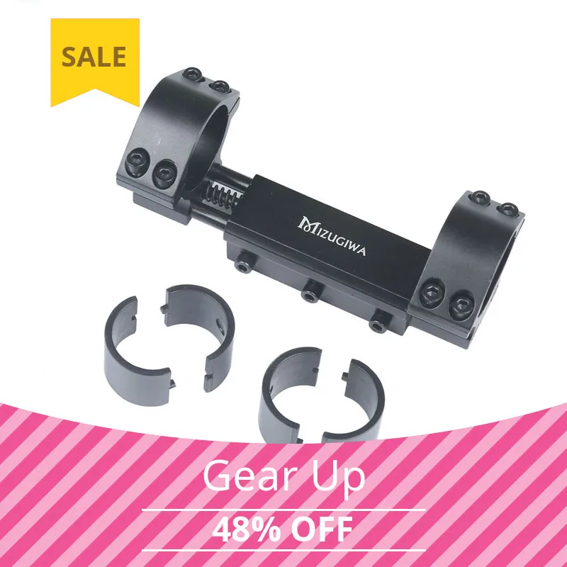 Scope Mount 25.4mm 1" / 30mm Rings w/Stop Pin Zero Recoil Mount fit 11mm Dovetail Picatiiny Rail Weaver Hunting