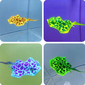 

Aquarium decorations wholesale silicone luminous simulation Mobula aquarium ocean landscaping fish tank decorative accessories