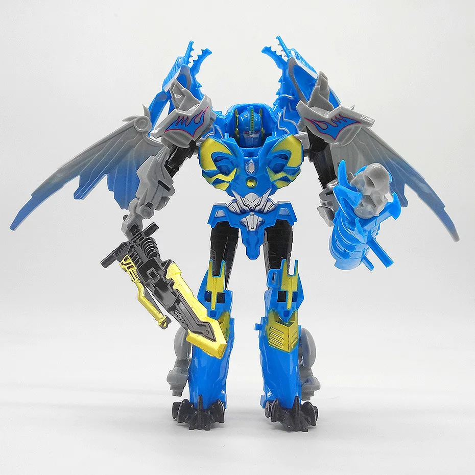 

Mighty God of War 5 Transforming Robot Dinosaur Children's Toy