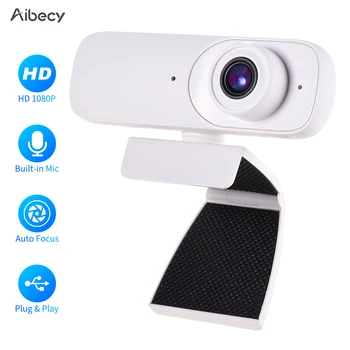 

HD 1080P Webcam with Microphone веб камера Support Auto Focus USB Computer Camera Web Cam Plug and Play for PC Desktop Laptop