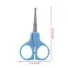 Baby Nails Cutter Grooming Nursing Care Newborn Kids Safety Stainless Steel Scissors Random Color Professional Tip 6