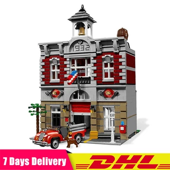 

2019 In Stock 2313Pcs Street Fire Brigade Model Building Kits Blocks Bricks Compatible 84004 10197 15004 Christmas Gift