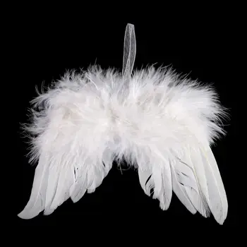 

Newborn Baby Boy Girl White Angel Wings Photo Props Cute Photography Accessories Ornaments
