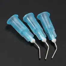 10 шт. орошение изогнутые иглы наконечники стоматологический поток герметик Etchant композитная Смола кислота Шприц Советы оборудование