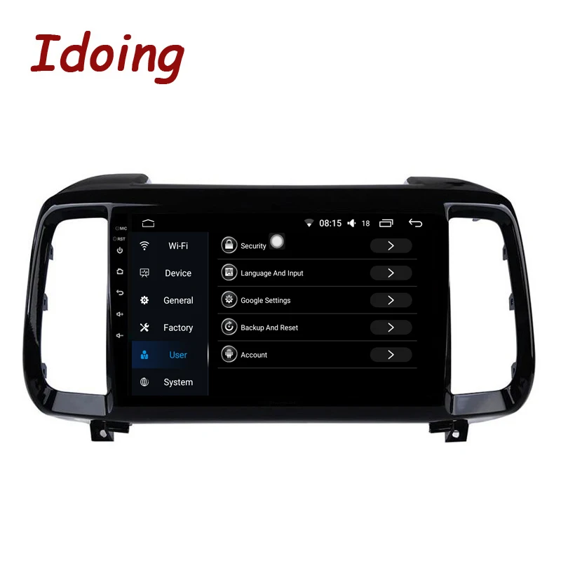 Best Idoing 9"4G+32G Octa Core Car Radio Multimedia Android 8.1 8,1 Video Player Navigation GPS For Hyundai IX 35 2018 2019 NO 2 DIN 1