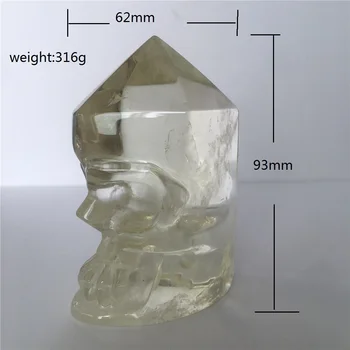 

Natural skulls citrine quartz crystal for sale Stones and crystals home decoration decorative crystal crania