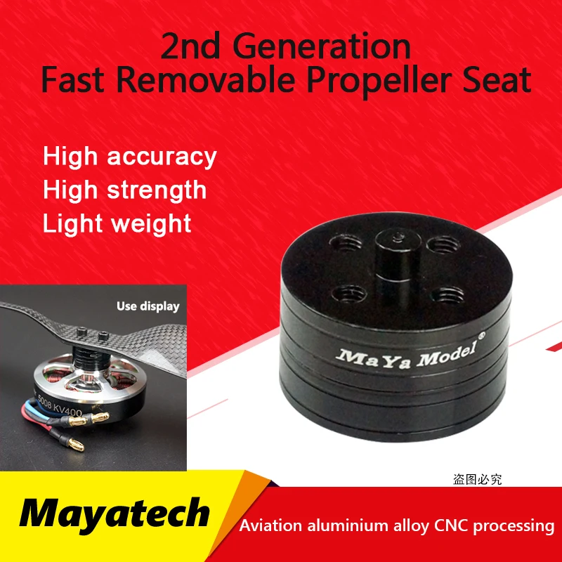 Mayatech CNC RC алюминиевый сплав Быстроразъемное седло пропеллера Tarot CW CCW Для DIY