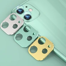 2 в 1 защита объектива камеры для iPhone 11 Pro Max металлическое защитное кольцо для iPhone 11 iPhone 11Pro Задний защитный чехол для камеры